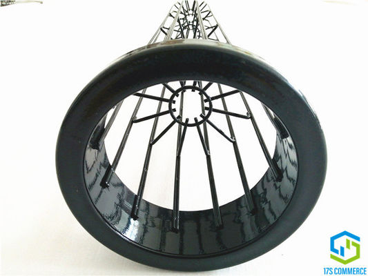 Kawat Ganda 110mm Star Cage Silicon Coating Pleat Cage 12 Lipatan Kandang Laba-laba Kandang Kolektor Debu