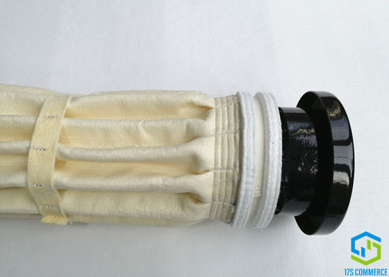 Kualitas  8 Pleats 120mm Dust Filtration Homopolymer Acrylic Filter Bags pabrik