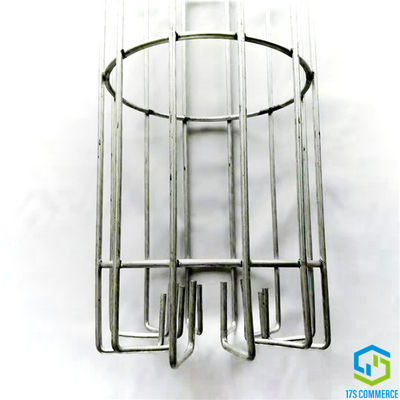 Kawat Galvanis 120mm Kolektor Debu Filter Kandang Kawat Membungkuk Bawah