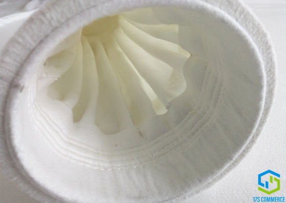 Seal Cuff 12 Lipatan 130mm Polyester Felt Filter Bags