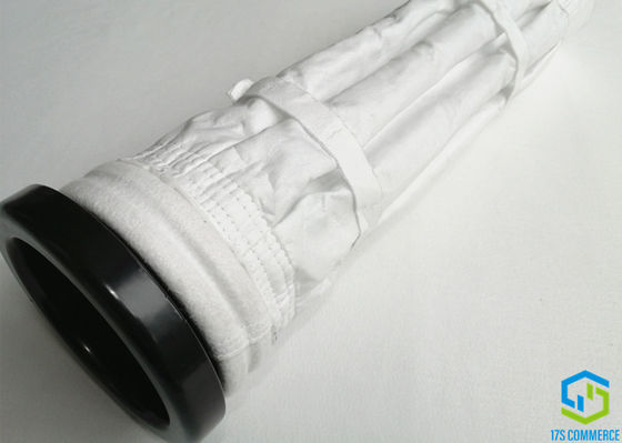 ISO 160mm PTFE Filter Bag 150mm Star Cage Untuk Kolektor Debu