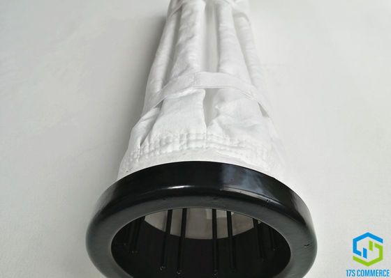ISO 160mm PTFE Filter Bag 150mm Star Cage Untuk Kolektor Debu
