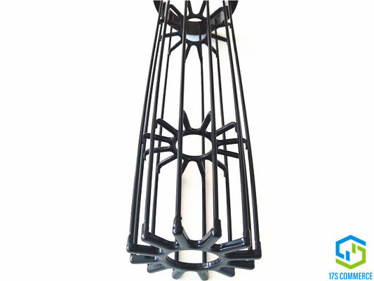 138mm 12 Lipatan Baghouse Filter Kandang Lapisan Silikon