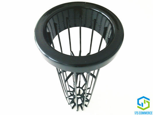 138mm 12 Lipatan Baghouse Filter Kandang Lapisan Silikon