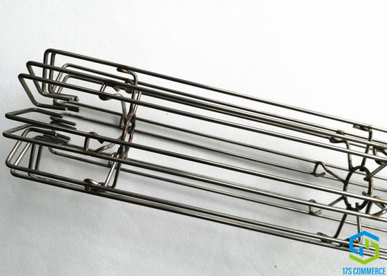 304 316 Stainless Steel Filter Cage 150mm Memperluas Filter Surface Bag Cage