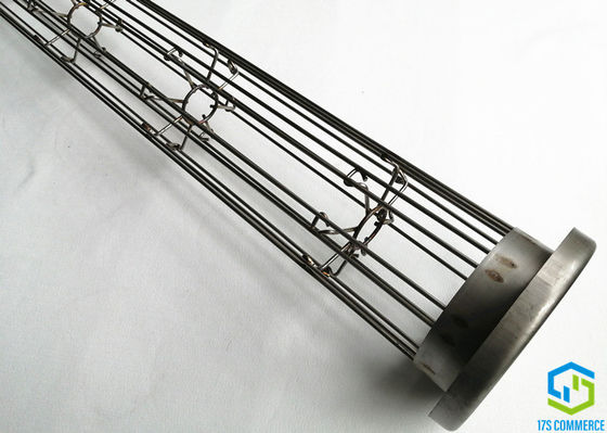 304 316 Stainless Steel Filter Cage 150mm Memperluas Filter Surface Bag Cage