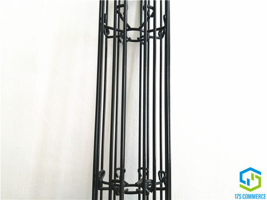 Perlindungan Ledakan 8 Ray Pleat Filter Cage Cataphoresis Coating