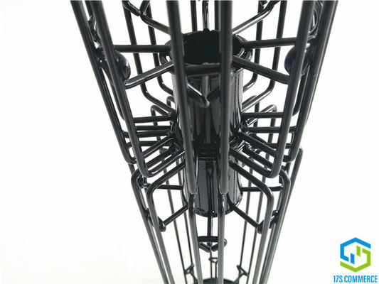 144mm Dua Bagian 8 Pleat Filter Cage Silicon Coating Baja Ringan Bayonet Joint