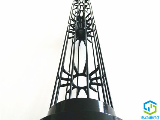 Dua Potong Star Filter Cage Twist Joint Lapisan Silikon Pleat Cage 110mm Spider Cage Baja Ringan Debu Kolektor Kandang
