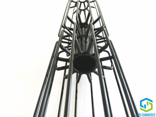 Dua Potong Star Filter Cage Twist Joint Lapisan Silikon Pleat Cage 110mm Spider Cage Baja Ringan Debu Kolektor Kandang