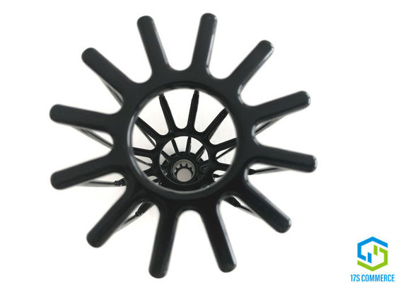 Dua Potong Star Filter Cage Twist Joint Lapisan Silikon Pleat Cage 110mm Spider Cage Baja Ringan Debu Kolektor Kandang