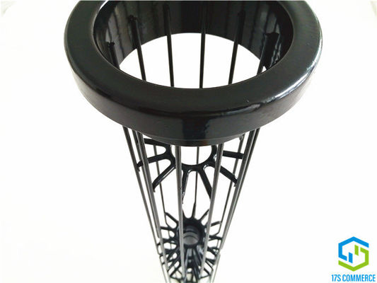 Dua Potong Star Filter Cage Twist Joint Lapisan Silikon Pleat Cage 110mm Spider Cage Baja Ringan Debu Kolektor Kandang