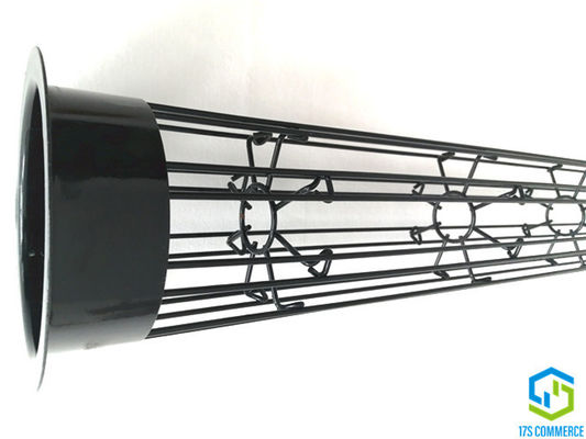 L Bentuk Top Cap Polos Tepi Flange Cap Star Cage Lapisan Silikon Kandang Pleat Baja Ringan Kandang Laba-laba Tas Rumah Tas Kandang