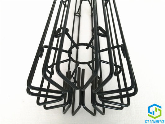 L Bentuk Top Cap Polos Tepi Flange Cap Star Cage Lapisan Silikon Kandang Pleat Baja Ringan Kandang Laba-laba Tas Rumah Tas Kandang