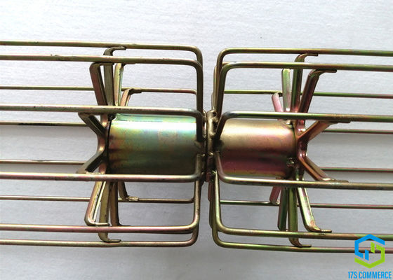 Lapisan Seng 12 Lipit Kandang Filter Bintang 120mm