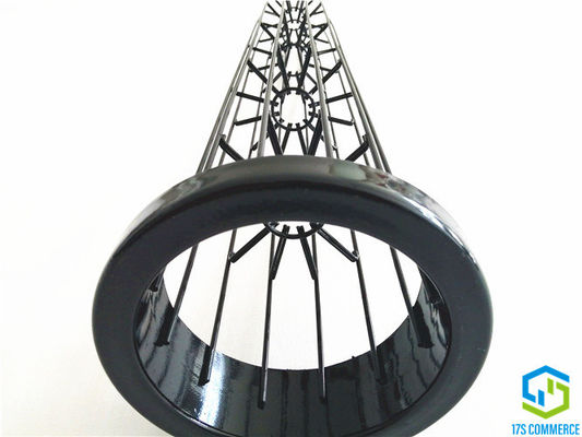 Double Wire Spider Star Cage Silicon Coating Pleat Cage 110mm Spider Cage Kandang Kolektor Debu Baja Ringan