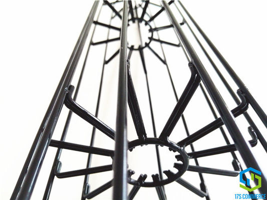 Double Wire Spider Star Cage Silicon Coating Pleat Cage 110mm Spider Cage Kandang Kolektor Debu Baja Ringan