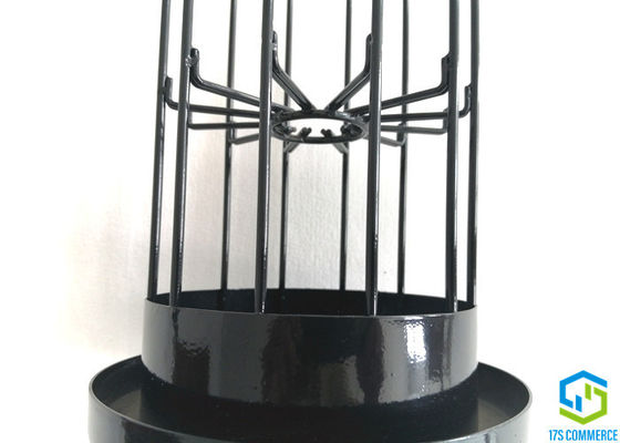 Double Wire Spider Star Cage Silicon Coating Pleat Cage 110mm Spider Cage Kandang Kolektor Debu Baja Ringan