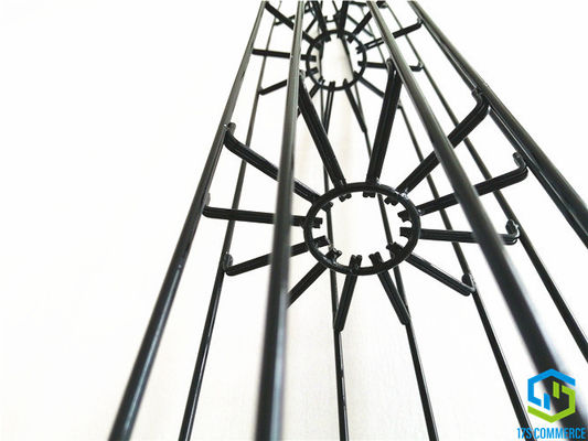 Double Wire Spider Star Cage Silicon Coating Pleat Cage 110mm Spider Cage Kandang Kolektor Debu Baja Ringan
