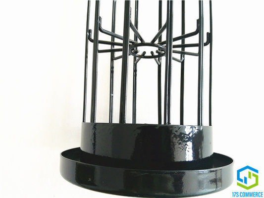 Kawat Ganda 110mm Star Cage Silicon Coating Pleat Cage 12 Lipatan Kandang Laba-laba Kandang Kolektor Debu