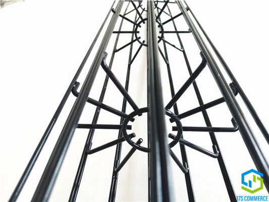 Berikat Vertikal Wire12 Ray Star Cage Silicon Coating Pleat Cage 120mm Spider Cage Carbon Steel Bag House Cage
