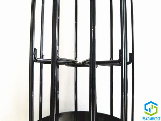 Berikat Vertikal Wire12 Ray Star Cage Silicon Coating Pleat Cage 120mm Spider Cage Carbon Steel Bag House Cage