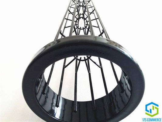 Weld Vertikal Kawat Bintang Filter Kandang Lapisan Silikon Kandang Pleat 138 Mm Kandang Laba-laba Tas Baja Ringan Kandang Rumah