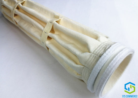 Seal Cuff 12 Lipit 50 Micron Aramid Filter Bag Area Permukaan Besar