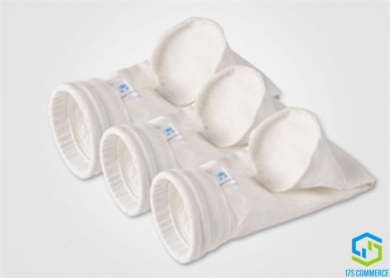 Singeing Selesai Putaran 650gsm Baghouse Dust Filter Bag