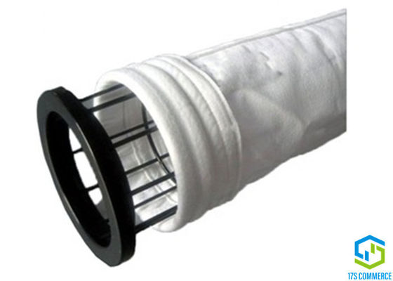 Anti Penuaan 150mm 155mm PTFE Filter Bags Dan Kandang