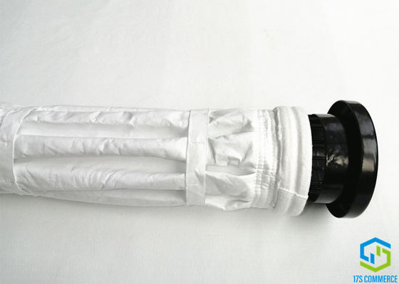 Anti Penuaan 150mm 155mm PTFE Filter Bags Dan Kandang