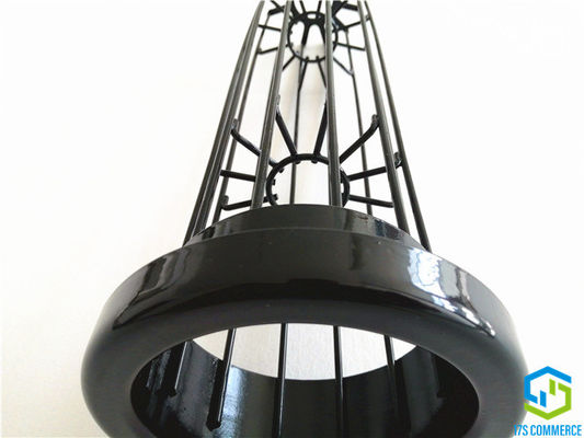 12 Pleat Q235 Kandang Filter Baghouse Baja Ringan PTFE Star Bag Cage
